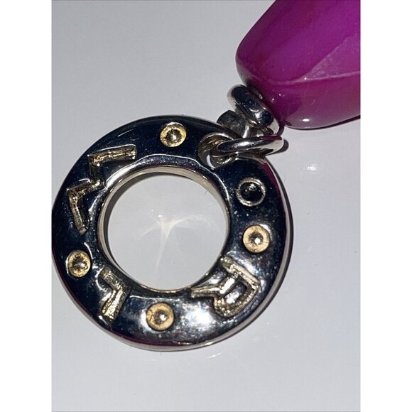 RLM STUDIO 925 SILVER WITH JADEITE PURPLE STONES Dyed? CHOKER STATEMENT NECKLACE - Picture 10 of 16